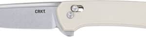 CRKT Q COMPACT 3.05" PLAIN - EDGE SAND CROSSBAR LOCK