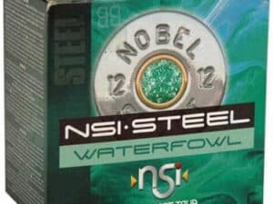 Nobel Sport Italia 12 Gauge Ammunition Steel Waterfowl ANS123ST2 3" #2 Steel Shot 1-1/4oz 1450fps CASE 250 Rounds