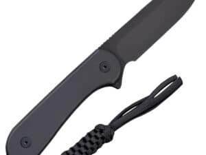 CIVIVI KNIFE ELEMENTUM 3.98" - FIXED BLACK G10/BLACK D2