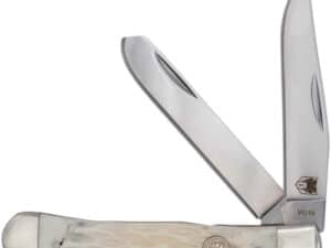 COBRATEC TRAPPER TWO BLADE - G-10 WHITE BONE SS SLIP JOINT