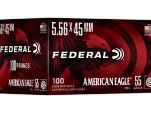 FED AM EAGLE 5.56 55GR FMJ 100/500
