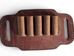 1791 HUNT AMMO BELT SLIDE - LARGE RIFLE AMBI BROWN