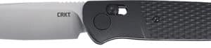 CRKT COUNTERPART 3.38" PLAIN - EDGE BLACK CROSSBAR LOCK