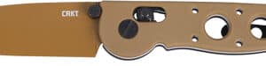 CRKT M16-02XD 3.5" PLAIN EDGE - TANTO POINT DESERT TAN