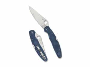 SPYDERCO POLICE 4 LTWT 4.38" BLU/SLV