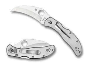 SPYDERCO HARPY CLIPIT SS 2.75" SILV