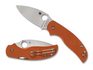 SPYDERCO SAGE 5 BRNT LTWT 3" ORG