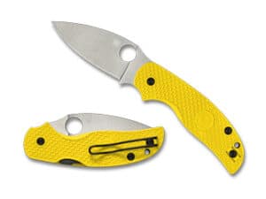 SPYDERCO SAGE 5 LW SALT 3" YELLOW