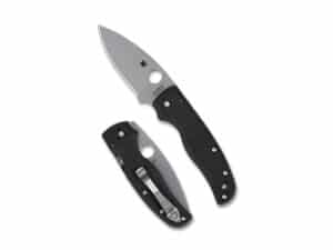 SPYDERCO SHAMAN LTWT 3.58" BLK/SLV