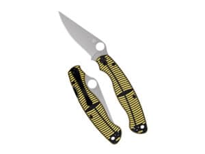 SPYDERCO MILITARY 2 SALT 4" YLW/BLK