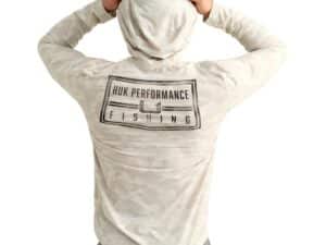 Huk Drift Performance Hoodie Long Sleeve Shirt Silver Birch Camo XL