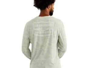 Huk Drift Performance Long Sleeve Shirt Pale Algae XL