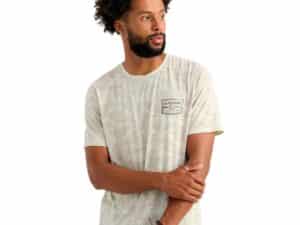 Huk Drift Performance Short Sleeve Shirt Silver Birch Camo M