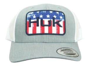 Huk Salute Trucker Hat Heather Grey