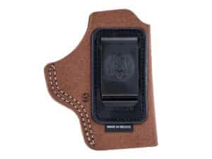 Bianchi Model 6 IWB Holster for Glock 19/23/26/27/36 Brown Suede RH