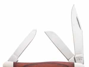 Bear & Son Midsize Stockman Folding Knife 2-3/8" Clip Point Blade Rosewood