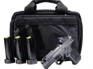 Rost Martin RM1C Comp Handgun Bundle 9mm Luger 10rd Magazines(4) 4" Barrel Black Viridian Red Dot Pistol CA Compliant