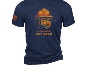 Nine Line 2A Bear Navy Triblend T-Shirt L