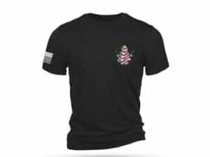 Nine Line Cake Tree Triblend Short Sleeve Shirt Black 2XL