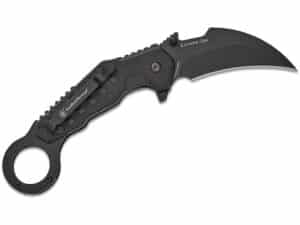 Smith & Wesson Extreme Ops Karambit Assisted Folding Knife 3" Hawkbill Blade Black