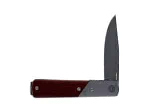 Old Timer Frontier Pivot Lock Folding Knife 3-1/10" Drop Point Blade Wood Box