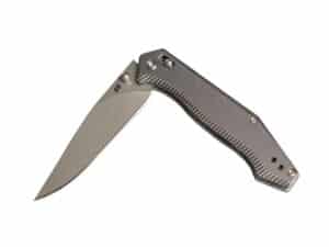 Schrade Turnkey Pivot Folding Knife 3-2/5" Drop Point Blade Grey