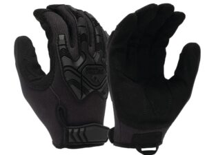 Pyramex Venture Gear Heavy-Duty Impact Operator Gloves Black L