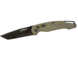 Telum Titan Tactical Automatic Folding Knife 4" Tanto Blade OD Green