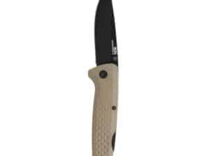 SOG Knives Adventurer LB Folding Knife 3" Drop Point Blade FDE