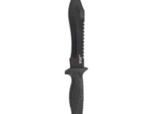SOG Knives Pinnacle Bowie Fixed Knife 7-1/2" Clip Point Blade Black