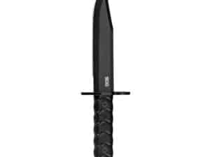 SOG Knives BAR15C Clip Point Bayonet Fixed Knife 7-1/10" Clip Point Blade Black Box