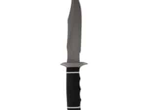 SOG Knives Tech Bowie Knife 6-2/5" Fixed Clip Point Blade Black Box