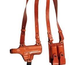 Tagua Gun and Mag Shoulder Holster for Cold 45 Brown RH