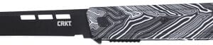 CRKT ZEPHYR 3.22" PLAIN EDGE - WHITE/BLACK G10 LINER LOCK
