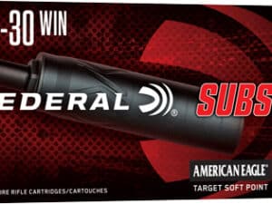 FEDERAL 30-30 WIN 170GR - SP SUBSONIC 20RD 10BX/CS