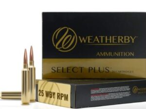 WEATHERBY AMMO 25 WBY RPM - 117GR HORNADY SST 20RD 10BX/CS