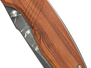 CIVIVI KNIFE PLACOID 3.67" - WOOD/DIMASCUS BLADE LINER LOCK