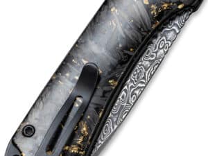 CIVIVI KNIFE ELEMENTUM 2.96" - SHREDDED CBN FBR/GOLDEN DMSCS
