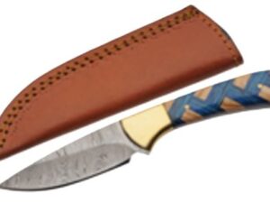 SZCO RITE EDGE 3" BRAIDED - SAPPHIRE SKINNER W/LEATHER STH
