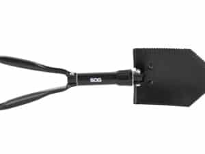 SOG XL ENTRENCHING TOOL BLK W/SHEATH