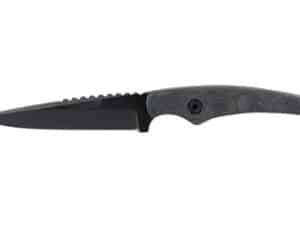 STROUP MK2 4" CERAKOTE BLK W/SHEATH