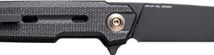 WE KNIFE NAVO 3.25" BLACK - CANVAS MICARTA STONEWASH