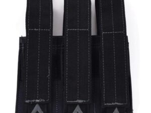 Advance Warrior Solutions Pistol Triple Mag Pouch Black