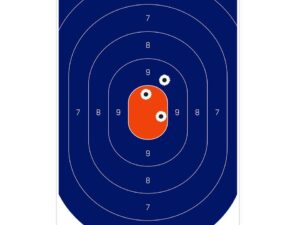 Birchwood Casey Dirty Bird Silhouette Paper Target 12"x18" Blue/Orange 50/ct