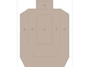 Birchwood Casey EZE-Scorer Paper Practice Targets 23" x 35" IPSC 100/ct