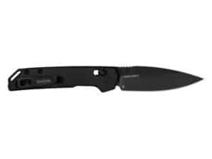 Kershaw Mini Iridium Folding Knife 3" Spear Point Blade Black