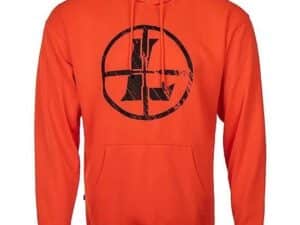 Leupold Distressed Reticle Performance Men's Hoodie Blaze Orange L