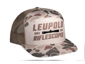 Leupold 7 Panel Trucker Light Tan/Harvest Duck Camo