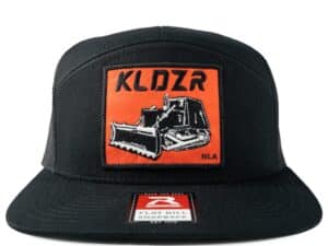 Nine Line Killdozer 7-Panel Richardson Trucker Hat Black