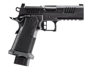 Alpha Foxtrot AF1911-Romulus MOS Adapter Handgun 9mm Luger 17(1) & 20rd(1) Magazines 4.25" Bull Barrel DLC Black